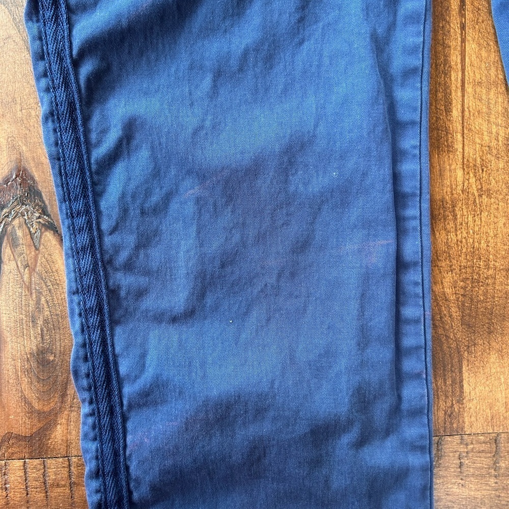 Quince Stretch Cotton Twill Girlfriend Chino Pant | Navy Size 30 - Picture 9 of 11